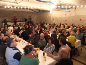 Die Halle war bis auf den letzten Platz gefüllt