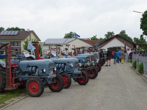 Den Beginn der Ausstellung machten traditionell die Eicher-Traktoren